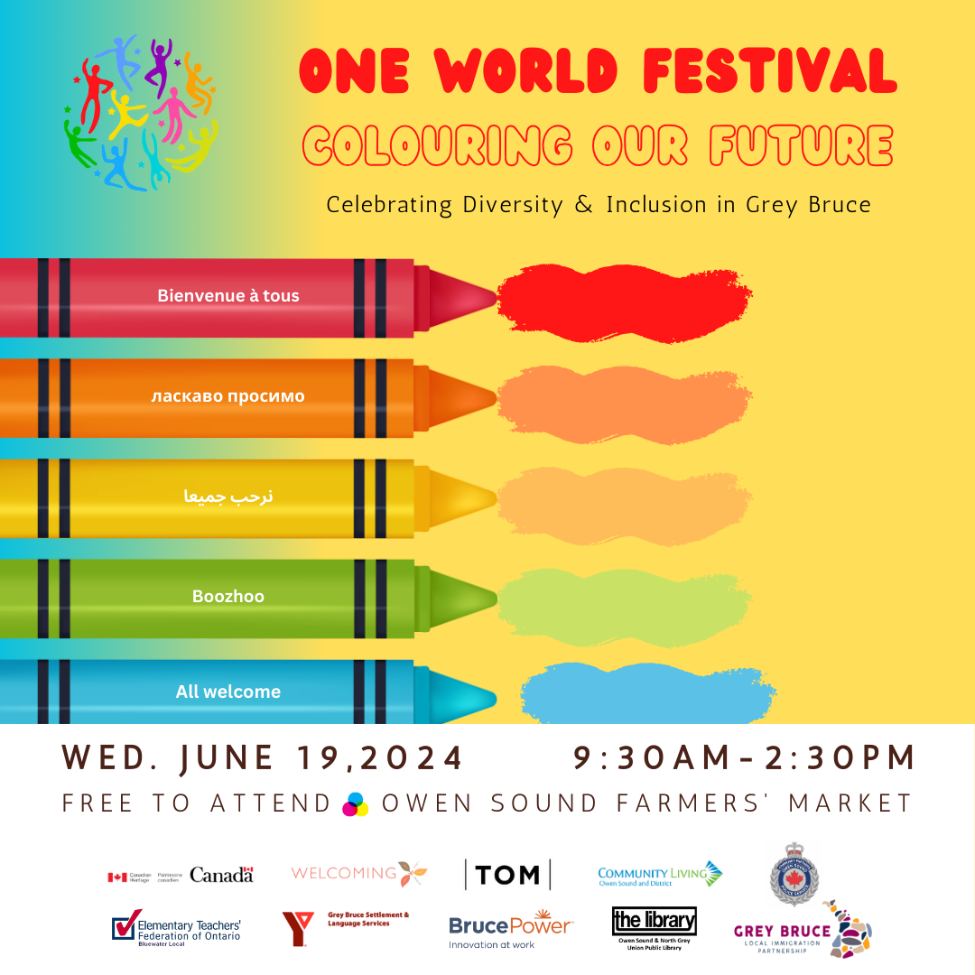 Event image Grey Bruce One World Festival - "Colouring Our Future"